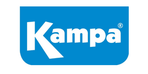 Logo for Kampa at The Motorhome Showroom's onsite accessories shop